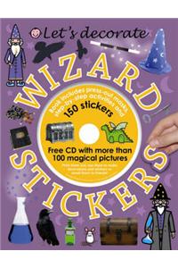 Let's Decorate Wizard Stickers