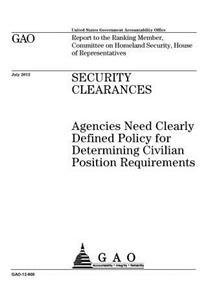 Security clearances