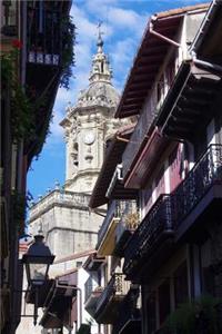 Narrow Alley in San Sebastien Guipuzcoa Donostia, Spain Journal