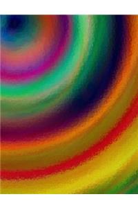 Watercolor Rainbow Notebook