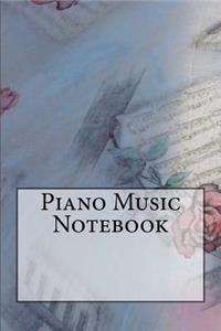 Piano Music Notebook