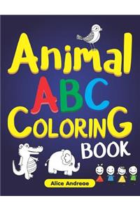 Animal ABC Coloring Book Vol.1