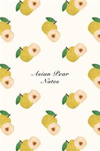 Asian Pear Notes