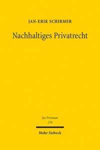 Nachhaltiges Privatrecht