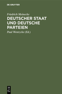 Deutscher Staat Und Deutsche Parteien