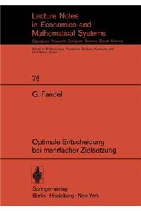 Optimale Entscheidung bei mehrfacher Zielsetzung