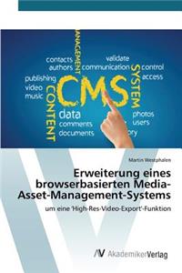 Erweiterung eines browserbasierten Media-Asset-Management-Systems