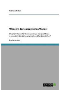 Herausforderungen der Pflege in Zeiten des demographischen Wandels