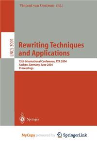 Rewriting Techniques and Applications