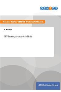 EU-Transparenzrichtlinie