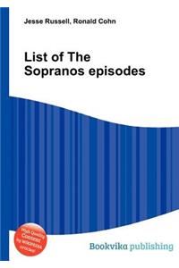 List of the Sopranos Episodes