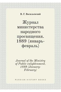 Journal of the Ministry of Public enlightenment. 1889 (January-February)