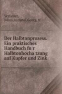Der Halbtonprozess. Ein praktisches Handbuch fur Halbtonhochatzung auf Kupfer und Zink