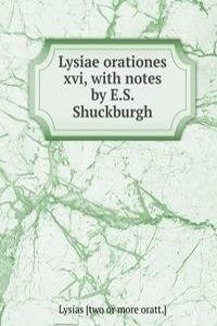 Lysiae orationes xvi