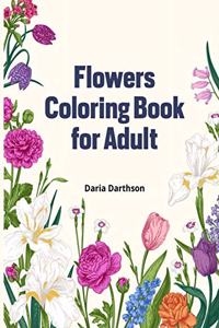 Flowers Coloring Book for Adult