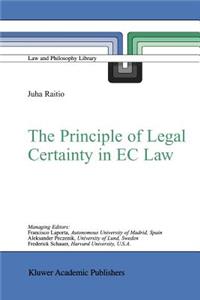 Principle of Legal Certainty in EC Law