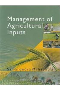 Management of Agricultural Inputs