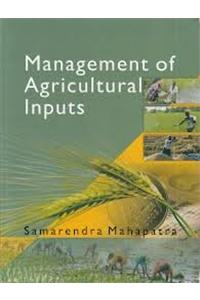 MANAGEMENT OF AGRICULTURAL INPUTS