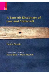 A Sanskrit Dictionary of Law and Statecraft