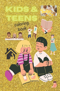 Coloring Book For Kids And Teens