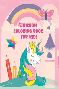 Unicorn coloring book for kids