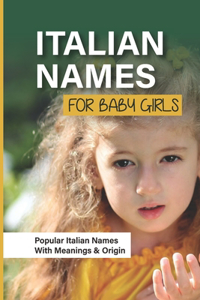 Italian Names For Baby Girls