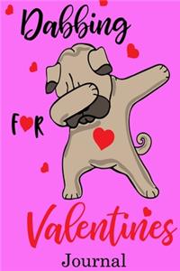Dabbing for Valentines Journal