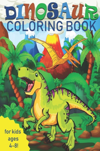 Dinosaur Coloring Book for Kids for kids ages 4-8