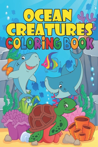 ocean creatures coloring book