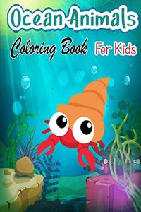 Ocean Animals Coloring Book For Kids