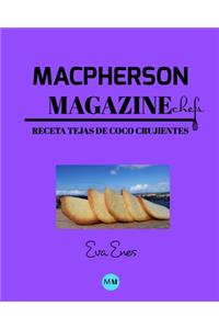 Macpherson Magazine Chef's - Receta Tejas de coco crujientes