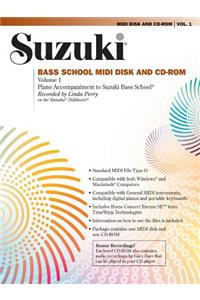 Suzuki Bass School MIDI Disk Acc./CD-Rom, Vol 1
