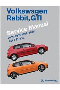 Volkswagen Rabbit, GTI (A5) Service Manual: 2006, 2007, 2008, 2009