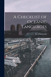Checklist of Oceanic Languages
