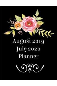 August 2019 July 2020 Planner
