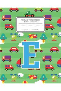 Primary Composition Notebook Grades K-2 Story Journal E