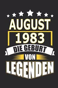 August 1983 Die Geburt von Legenden