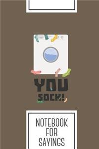 Notebook for Sayings