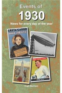 Events of 1930