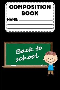Composition Book Back To School