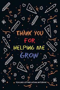 Teacher Appreciation Notebook