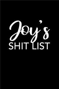 Joy's Shit List
