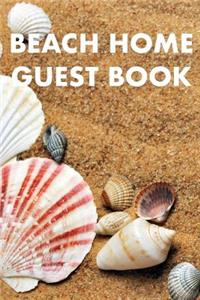 Beach Home Guest Book