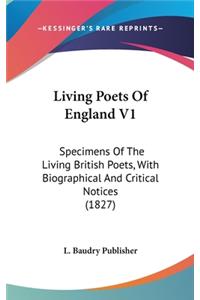 Living Poets Of England V1
