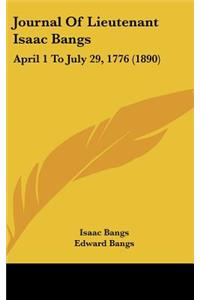 Journal of Lieutenant Isaac Bangs