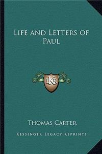 Life and Letters of Paul