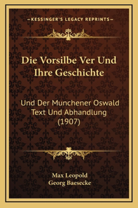 Die Vorsilbe Ver Und Ihre Geschichte