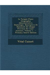 La Turquie D'Asie