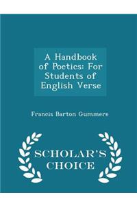 A Handbook of Poetics