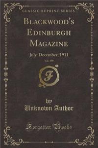 Blackwood's Edinburgh Magazine, Vol. 190